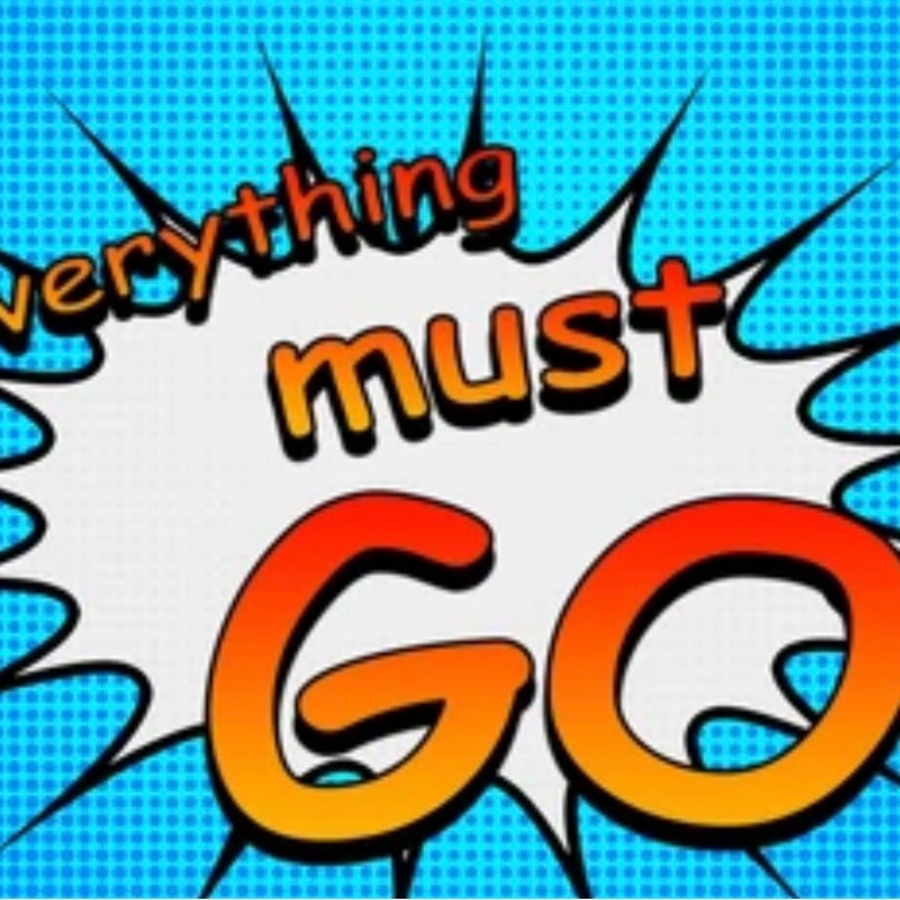 Make me an offer, closet clean out ! Everything must go!